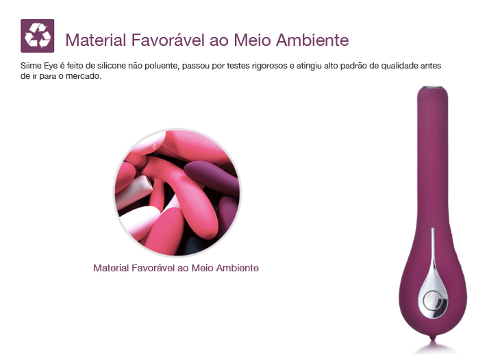 Vibrador Com Câmera Embutida Wifi e 5 Vibrações - Siime Eye Violet- Svakom